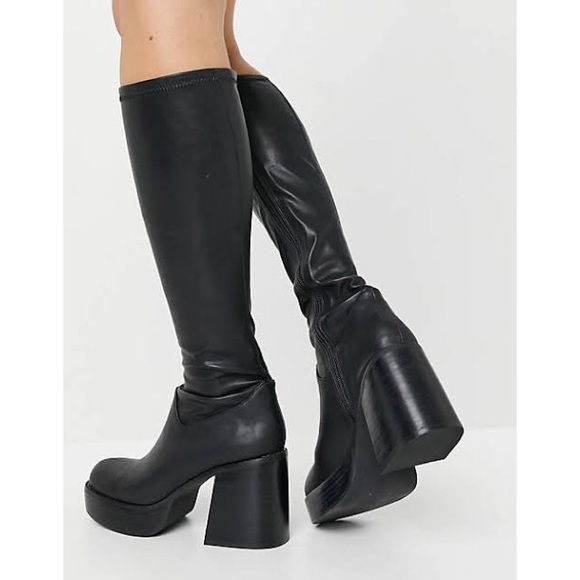 chunky platform high boots